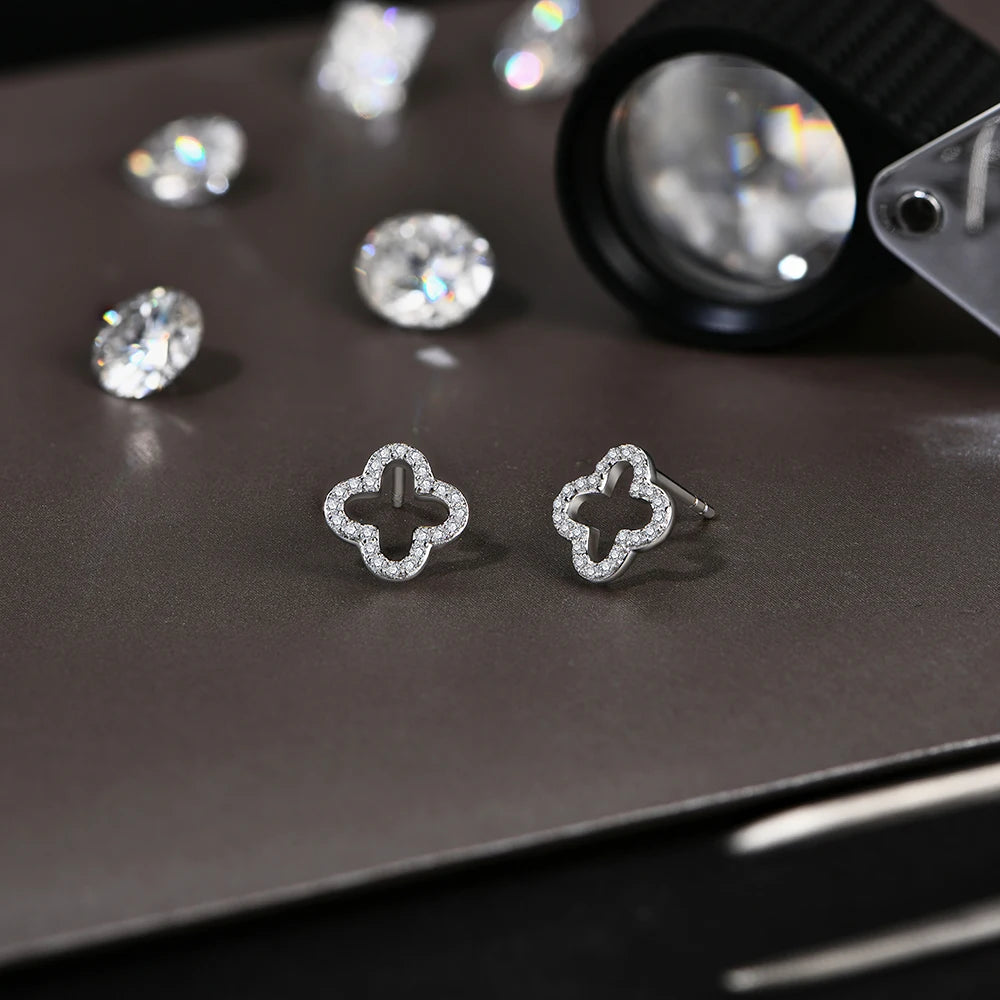 CDL Clover Stud Earrings