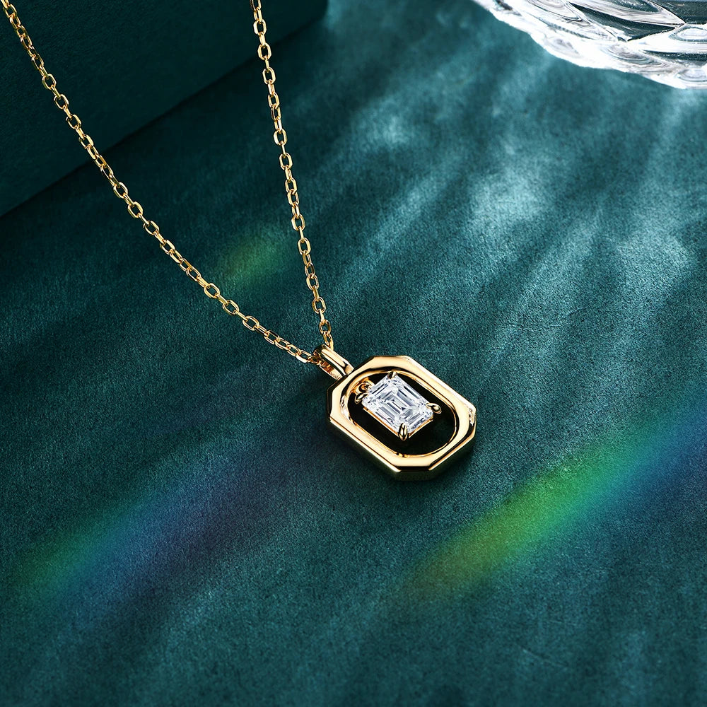 CDL Emerald Cut Necklace