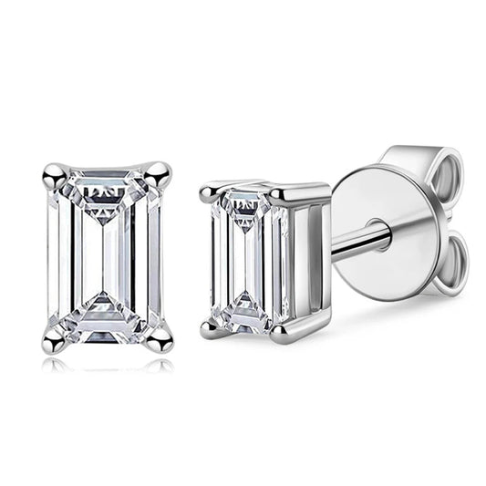 CDL Emerald Cut Earrings