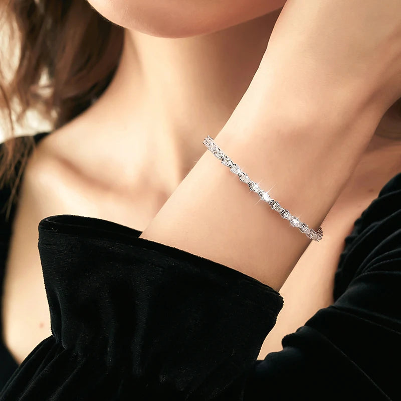 CDL Pear Cut Tennis Bracelet