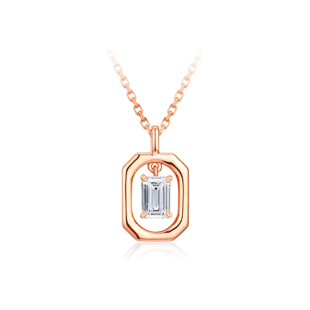 CDL Emerald Cut Necklace