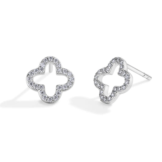 CDL Clover Stud Earrings