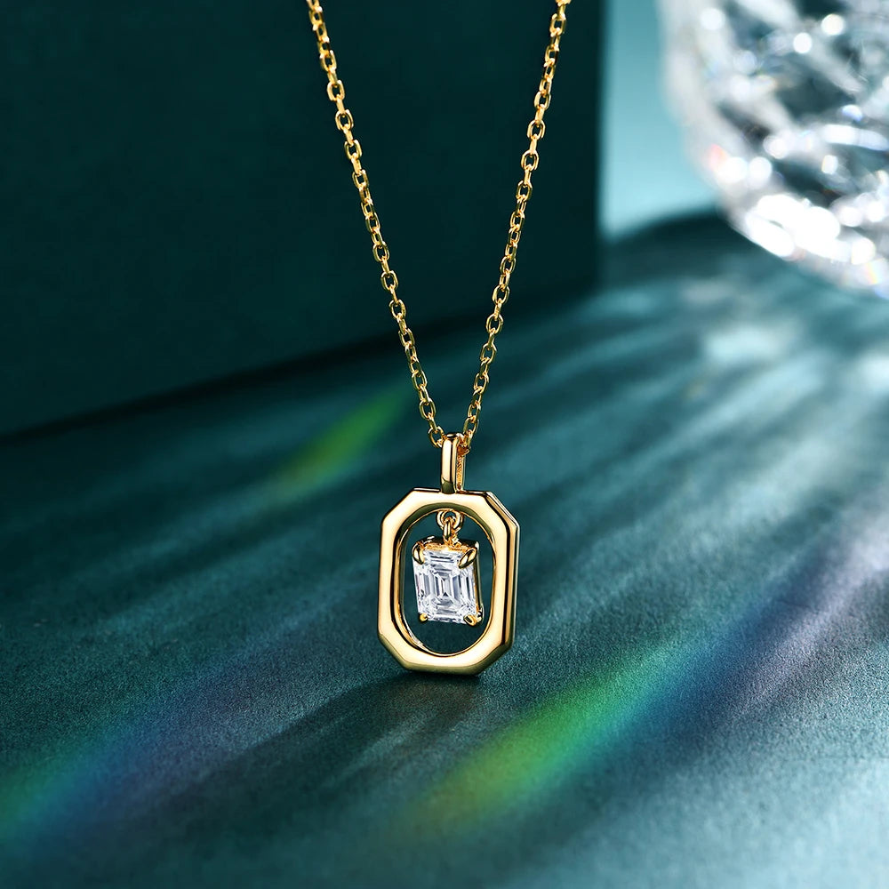 CDL Emerald Cut Necklace