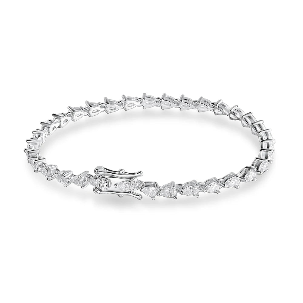 CDL Pear Cut Tennis Bracelet