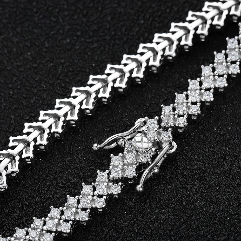 CDL Heart Tennis Bracelet