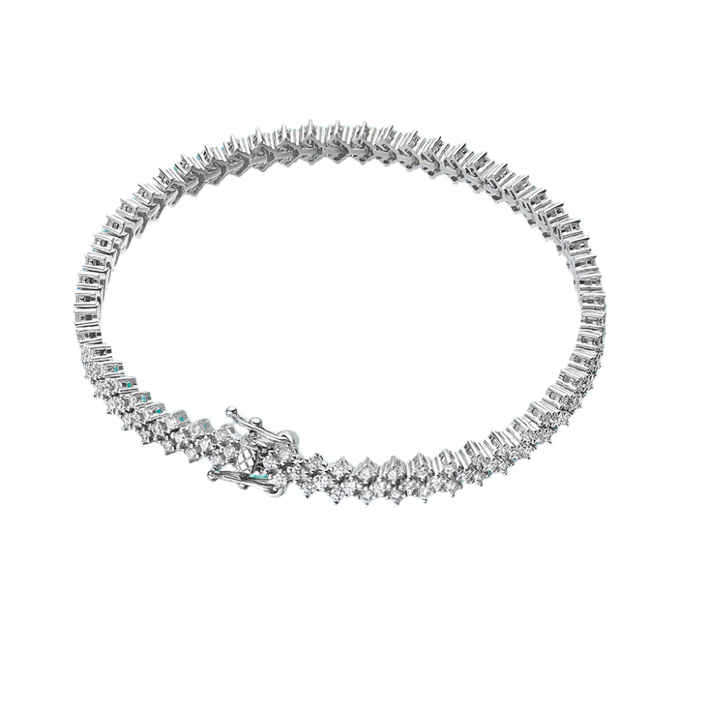 CDL Heart Tennis Bracelet