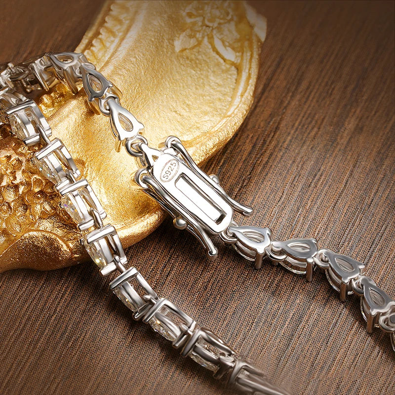 CDL Pear Cut Tennis Bracelet