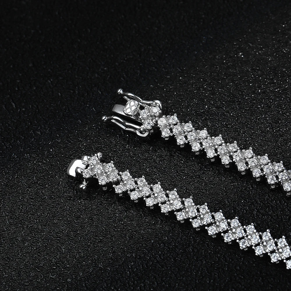 CDL Heart Tennis Bracelet