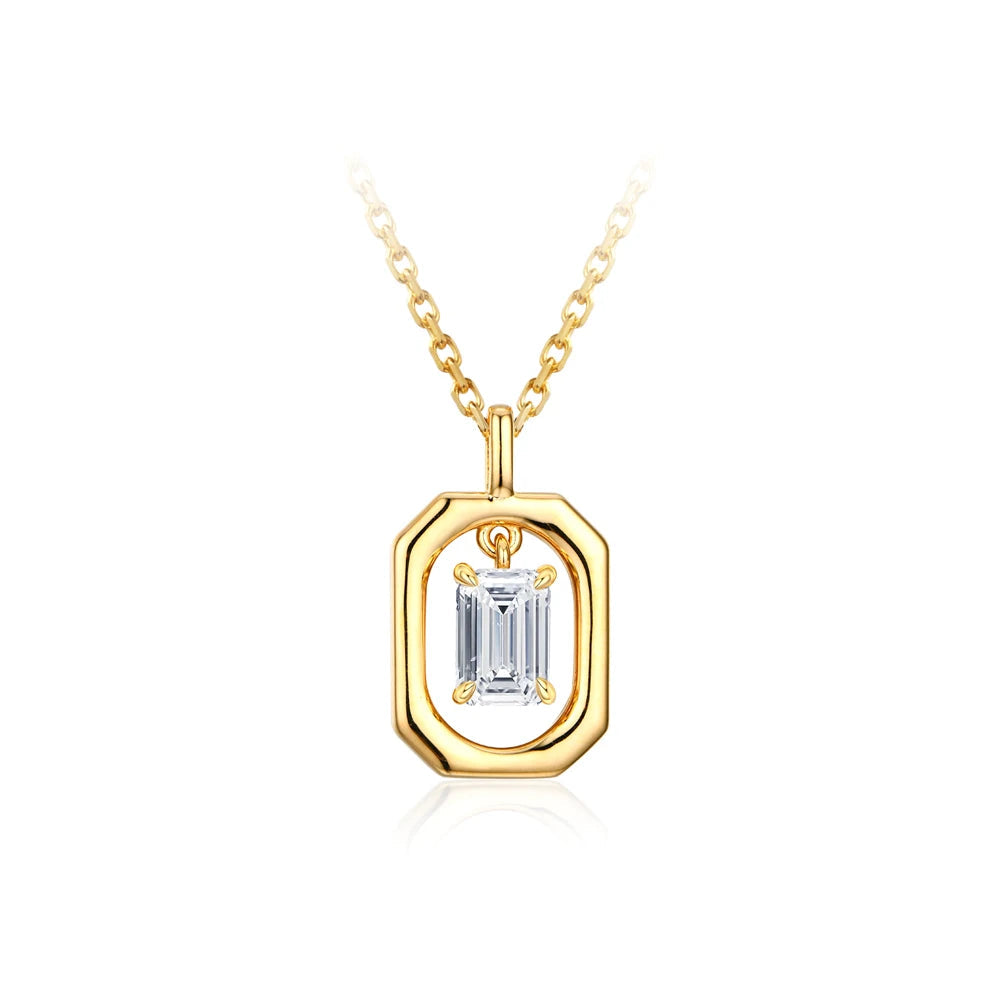 CDL Emerald Cut Necklace