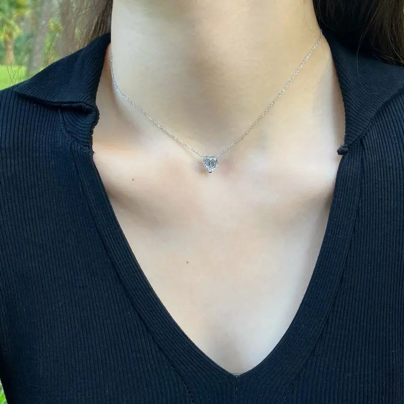 CDL Heart Cut Necklace