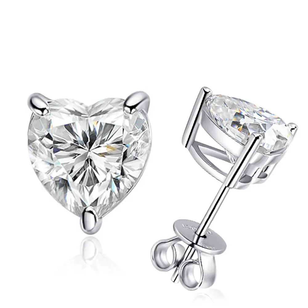 CDL Heart Cut Earrings