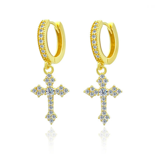 CDL Cross Earrings